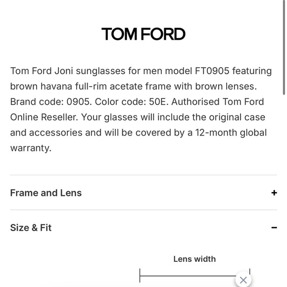 Tom Ford Joni Brown Sunglasses - Picture 10 of 10